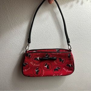 Authentic Lulu Guinness Shoulder Bag Scottish Terrier